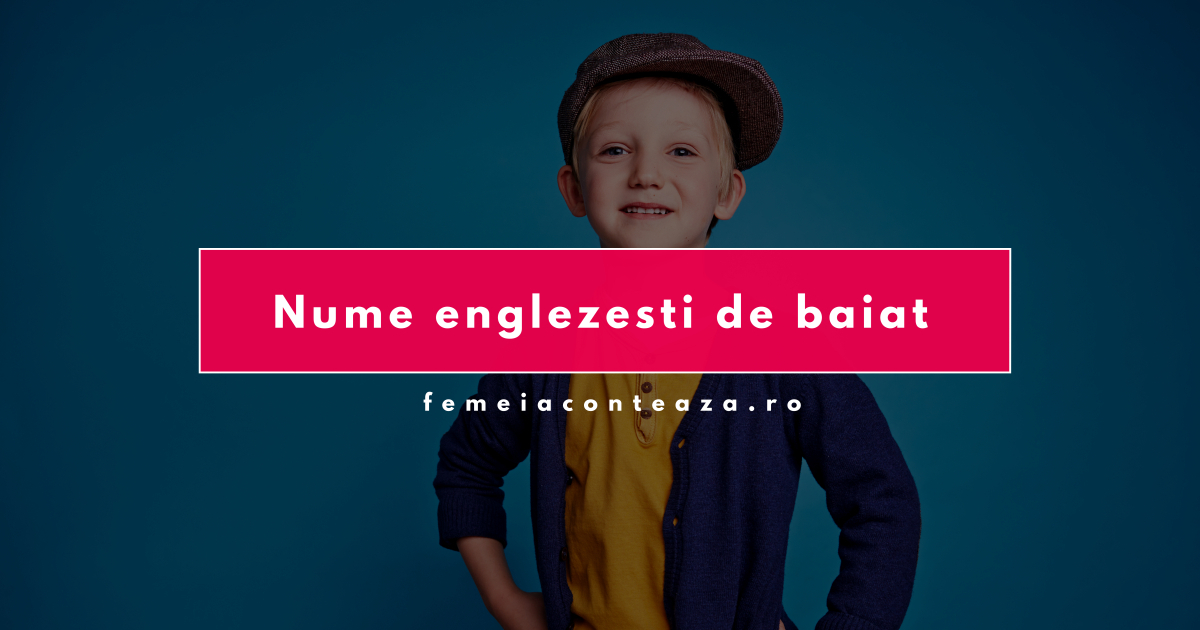 Nume englezești de băiat