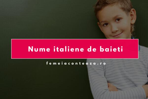 Nume italiene de băieţi